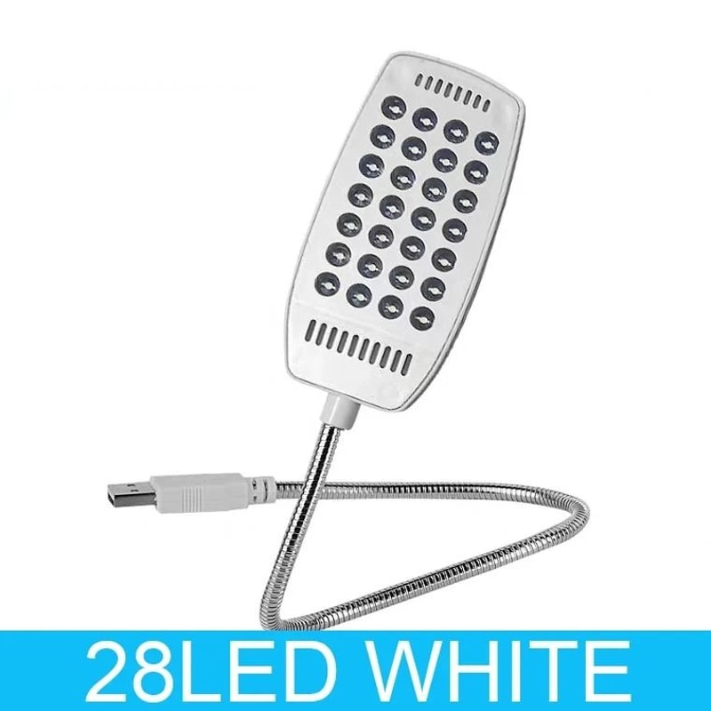 USB LED Book Light With Flexible Neck And Eye Protection 8
