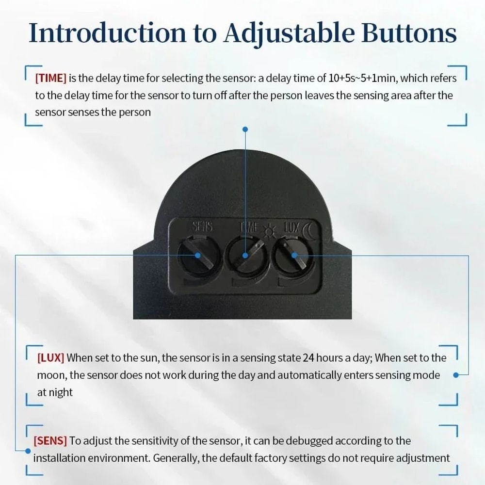 PIR Motion Sensor Automatic Infrared Light Switch For Indoor And Outdoor Use 1