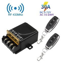 rf 433mhz wireless remote control relay switch for pumps and appliances
