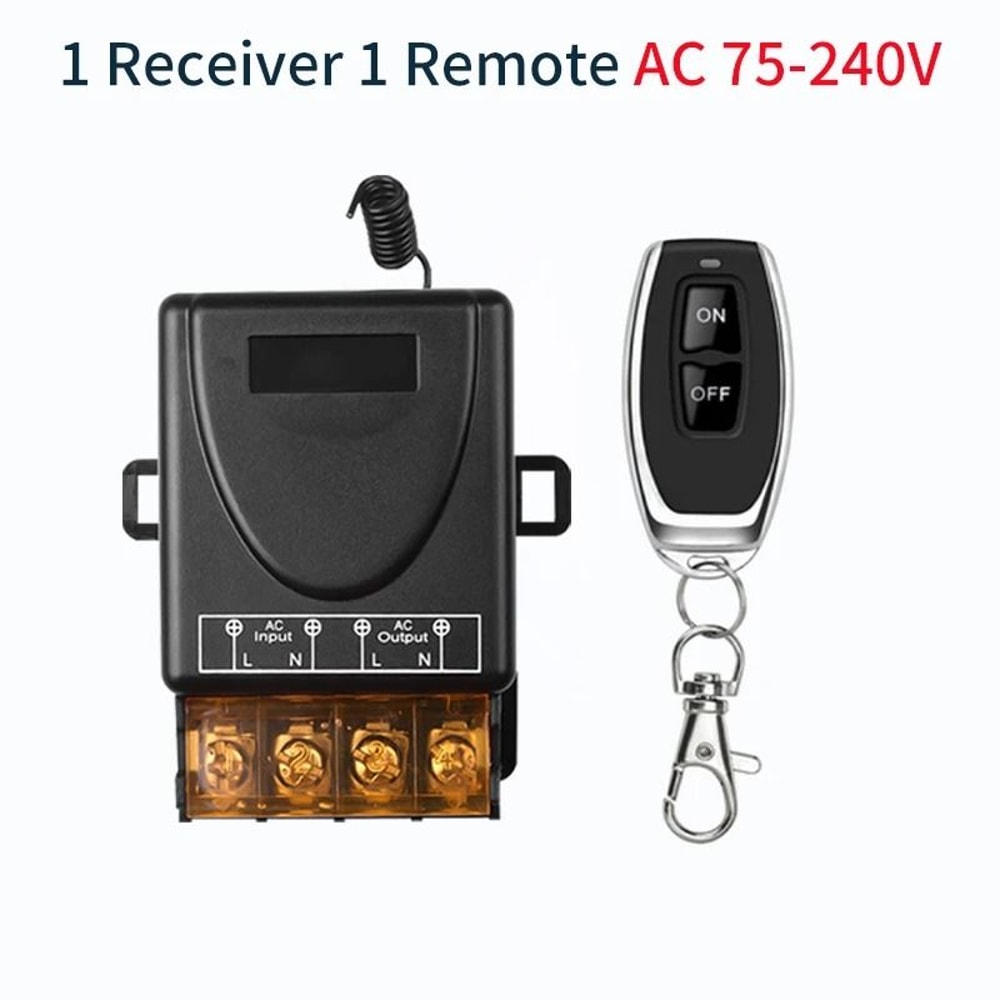 RF 433MHz Wireless Remote Control Relay Switch For Pumps And Appliances 9