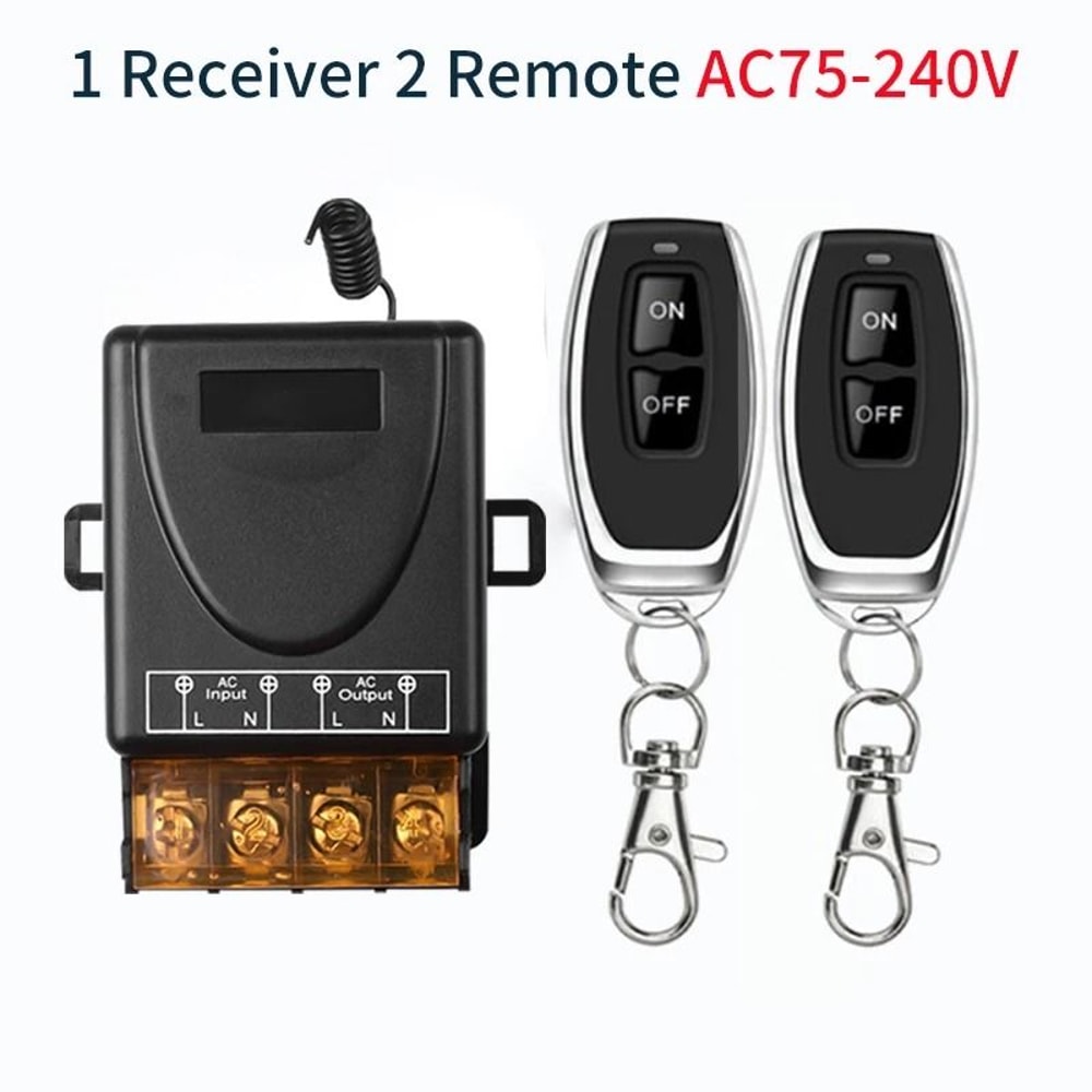 RF 433MHz Wireless Remote Control Relay Switch For Pumps And Appliances 11