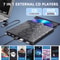 7 In 1 USB Type C External DVD CD Burner And Card Reader Drive 0
