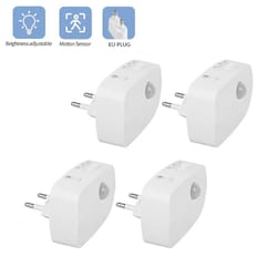 led night light mini pir motion sensor plug in lamp for bedroom and hallway