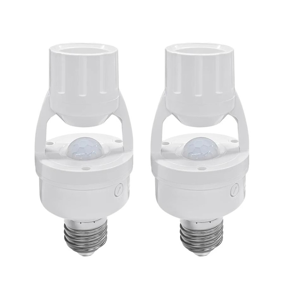 Smart PIR Motion Sensor E27 Bulb Socket Auto On Off Light Switch 7