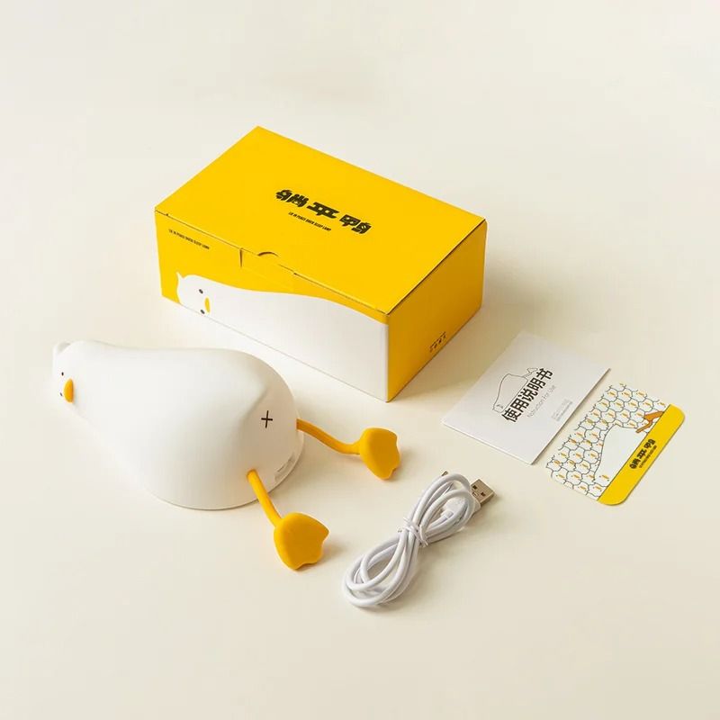 Rechargeable Duck Night Light Silicone LED Lamp For Kids Bedroom 5
