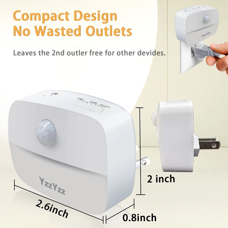 Mini LED Night Light With PIR Motion Sensor For Bedroom And Hallway 5