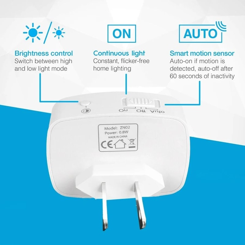 Mini LED Night Light With PIR Motion Sensor For Bedroom And Hallway 7