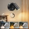 USB Rechargeable LED Wall Night Light Touch Control Sconce Lamp 0