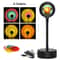 RGB Sunset Projector Lamp 360 Degree Rotating Mood Light With Remote 6