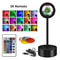 RGB Sunset Projector Lamp 360 Degree Rotating Mood Light With Remote 8
