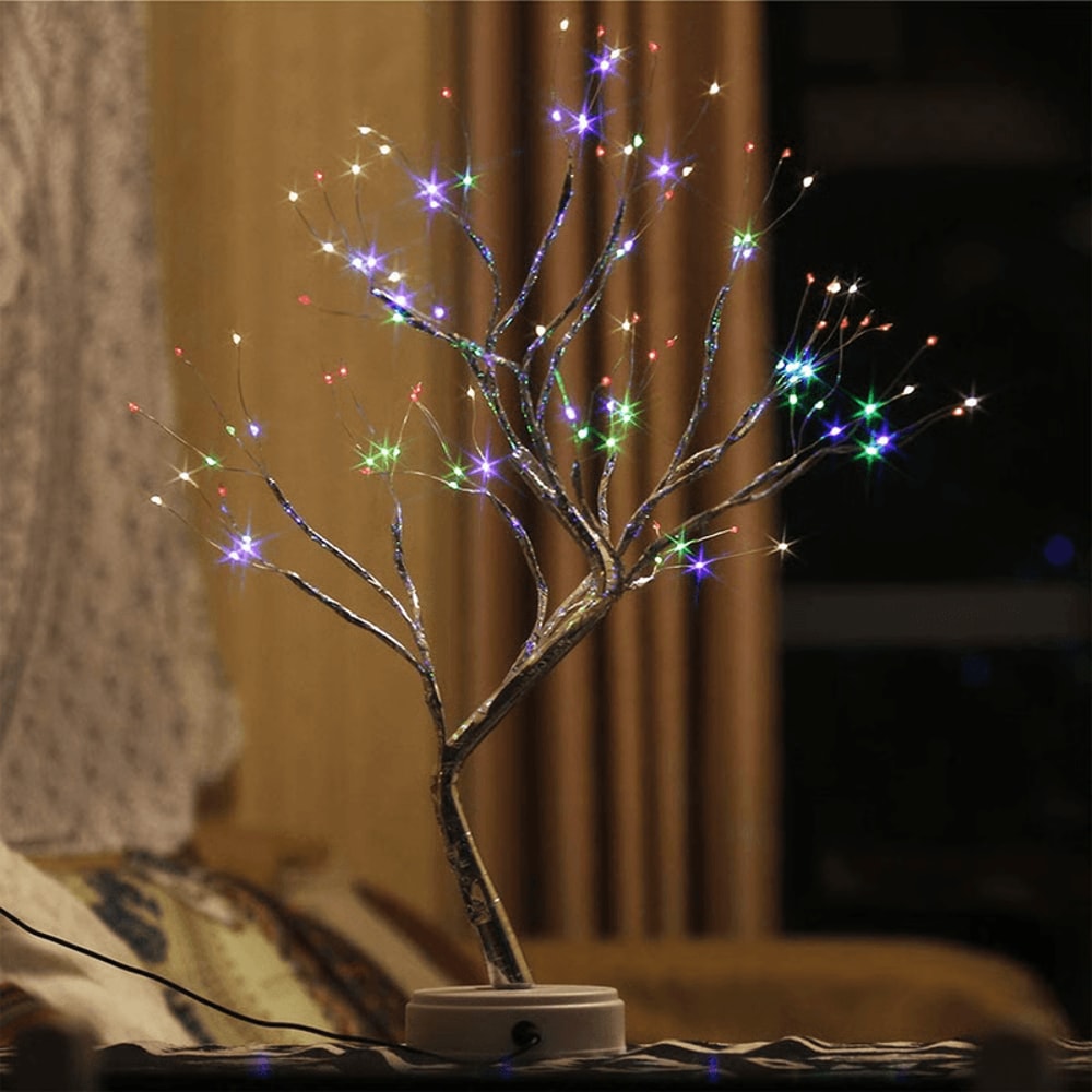 Relaxing ambiance with Fairy Light Spirit Tree Lamp glowing softly