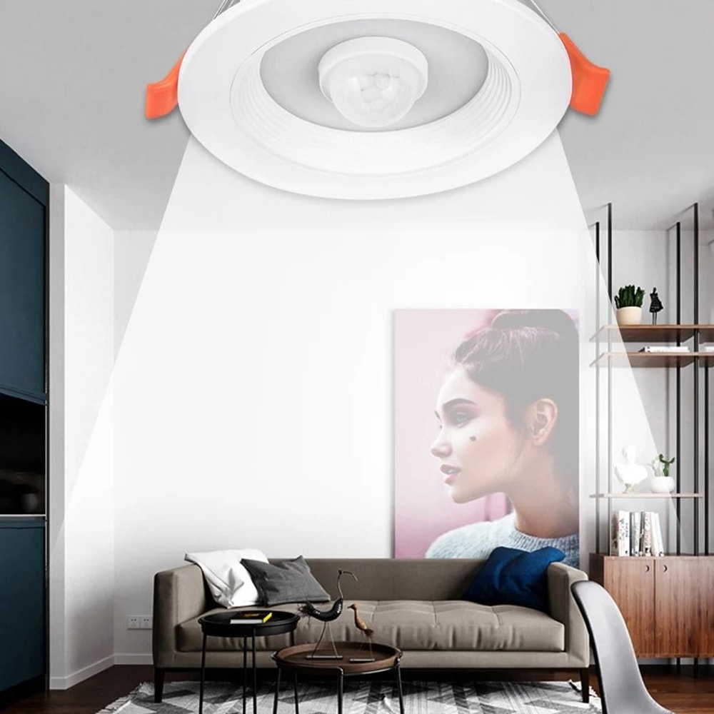 PIR Motion Sensor Recessed LED Ceiling Downlight 5W 10W 15W 20W Auto On Off Light 5