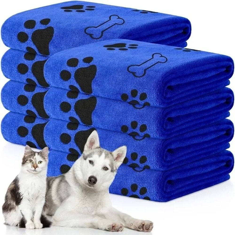 QuickDry Microfiber Pet Bath Towel For Dogs And Cats 0