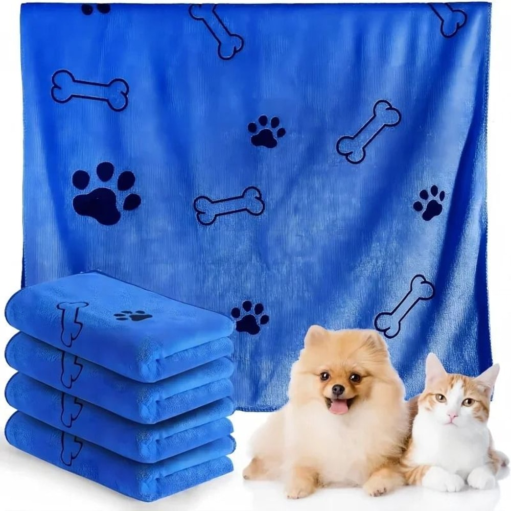 QuickDry Microfiber Pet Bath Towel For Dogs And Cats 6