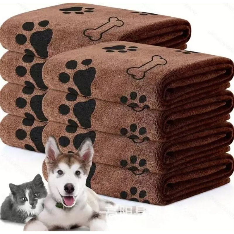 QuickDry Microfiber Pet Bath Towel For Dogs And Cats 8