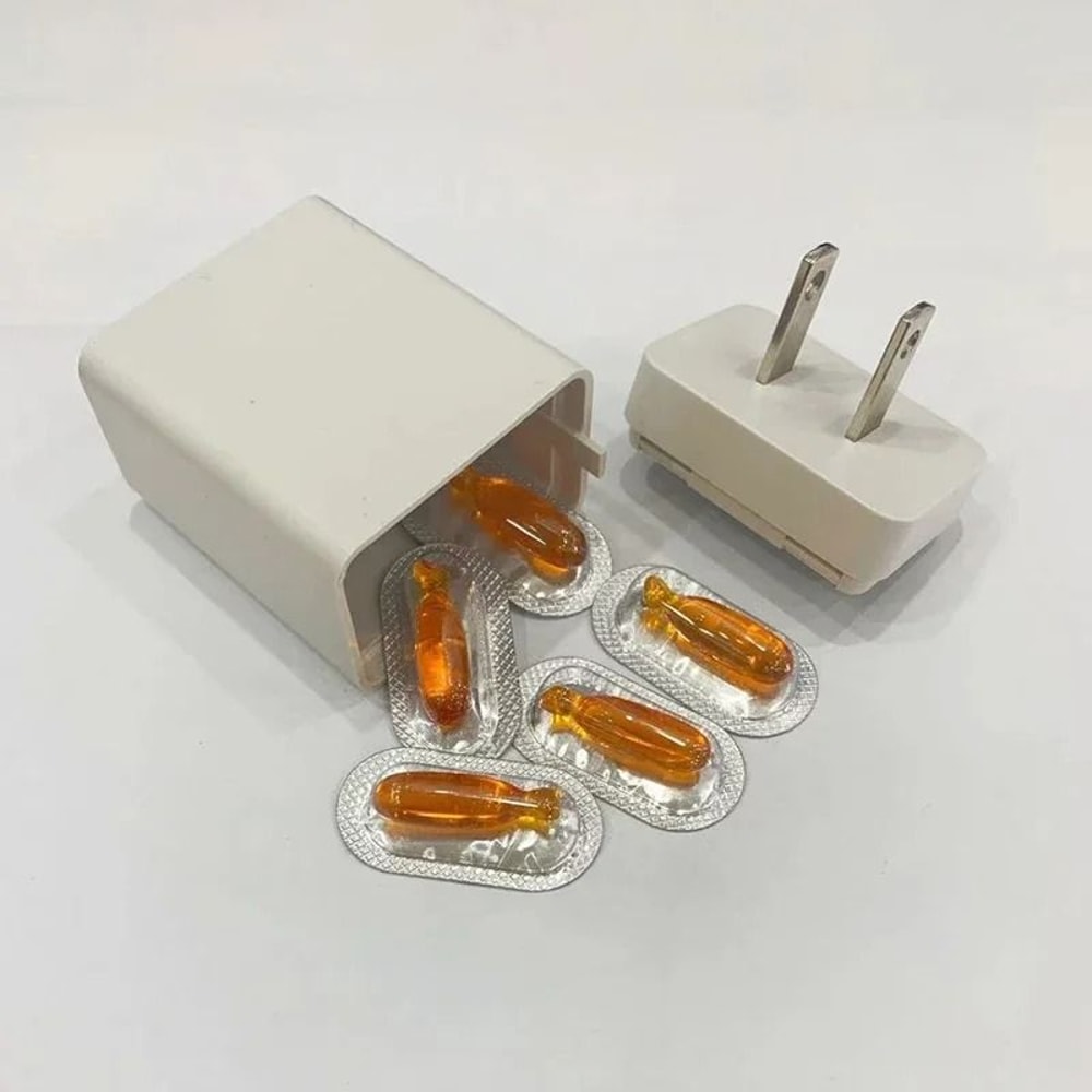 Fake Charger Secret Storage Box Hidden Diversion Safe Disguised Power Adapter Stash Container 3