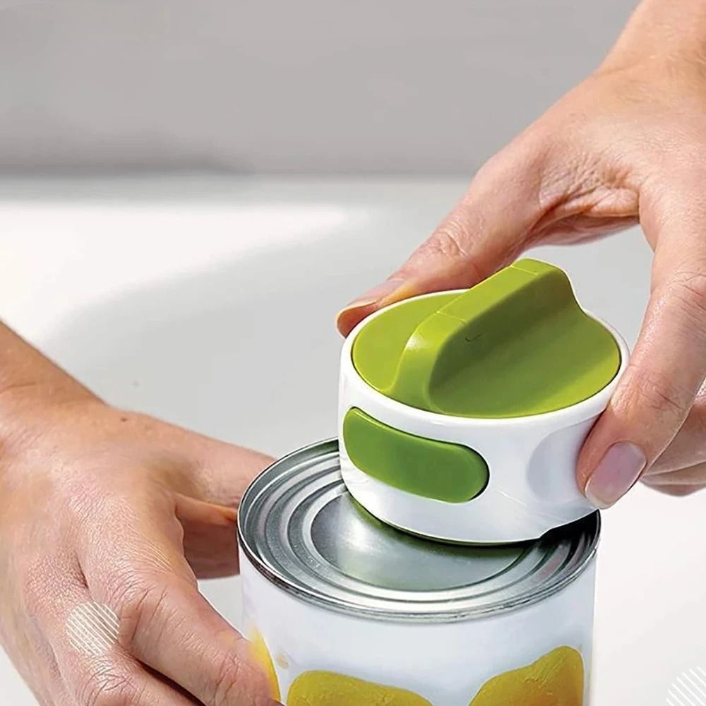 Portable Manual Can Opener Compact Easy Twist Jar And Bottle Opener Tool 0