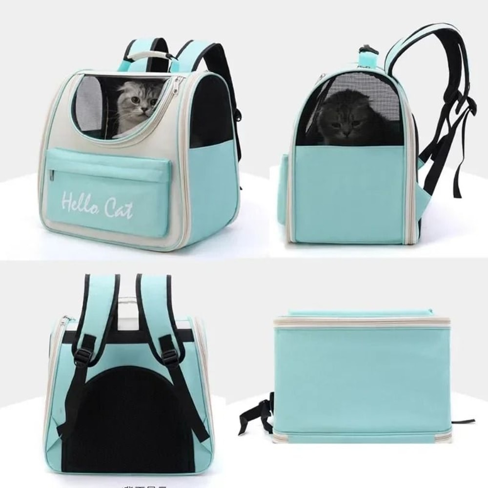 Transparent Pet Carrier Backpack Windproof Travel Bag For Cats And Small Dogs 2