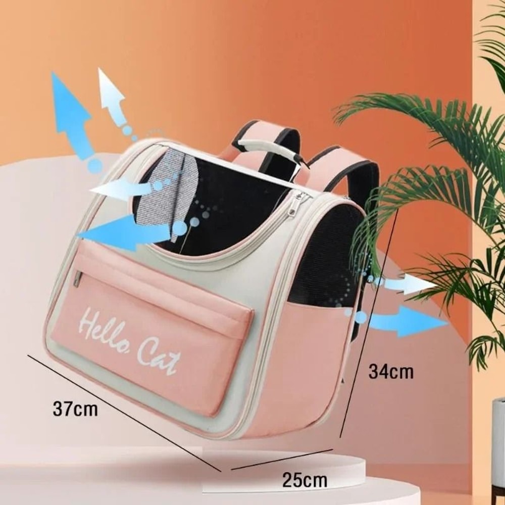 Transparent Pet Carrier Backpack Windproof Travel Bag For Cats And Small Dogs 5
