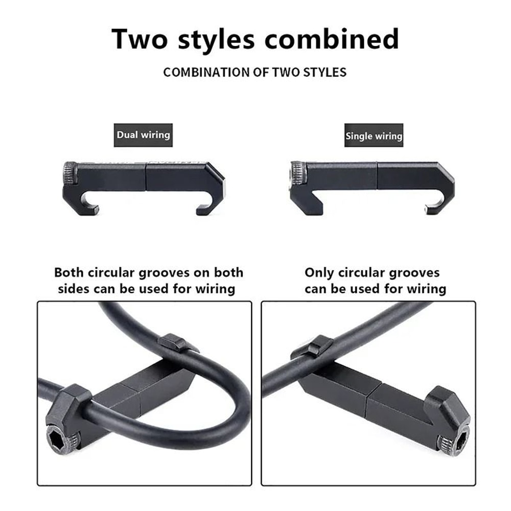 Tactical M LOK Wire Guide Rail Cover Cable Management System 3 Piece Set 1