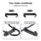 Tactical M LOK Wire Guide Rail Cover Cable Management System 3 Piece Set 1