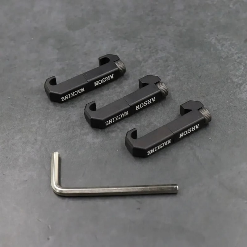 Tactical M LOK Wire Guide Rail Cover Cable Management System 3 Piece Set 3