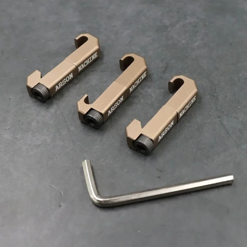 Tactical M LOK Wire Guide Rail Cover Cable Management System 3 Piece Set 4