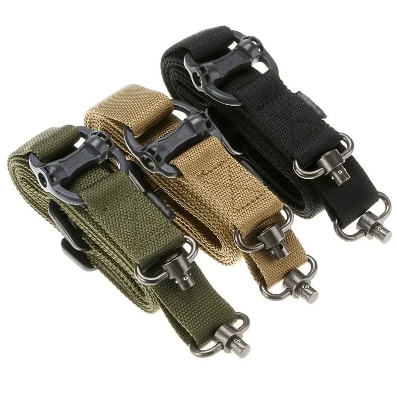 Adjustable Two Point Tactical Rifle Sling With Quick Release Swivel 1