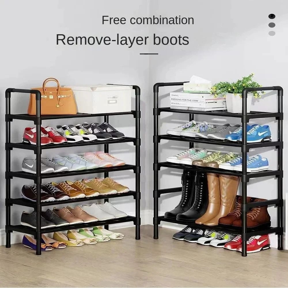 Multilayer Metal Shoe Rack Organizer For Entryway Bedroom Closet Storage 1
