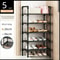 Multilayer Metal Shoe Rack Organizer For Entryway Bedroom Closet Storage 9
