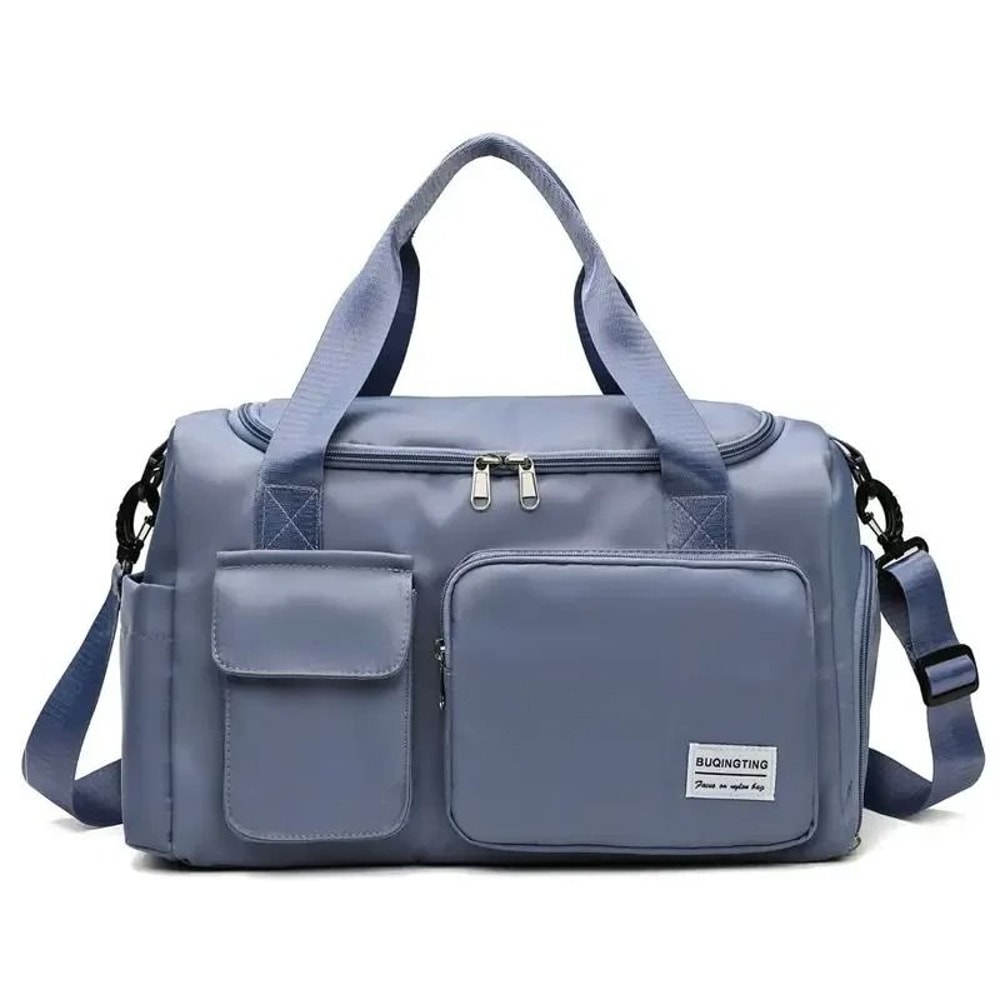 Large Capacity Weekender Travel Duffle Bag With Shoe Compartment For Women 10