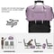Large Capacity Weekender Travel Duffle Bag With Shoe Compartment For Women 2
