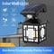 Retro Solar Motion Sensor Outdoor Wall Lamp Waterproof Garden Light 1