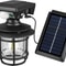 Retro Solar Motion Sensor Outdoor Wall Lamp Waterproof Garden Light 7