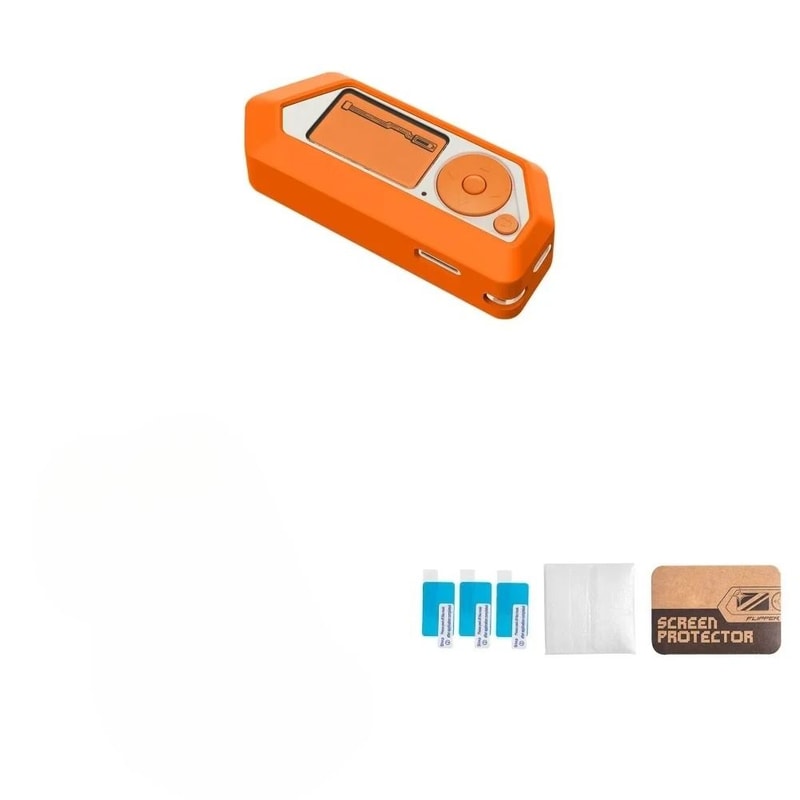 Protective Case Set For Flipper Zero Silicone Hard Case And Screen Protector 9