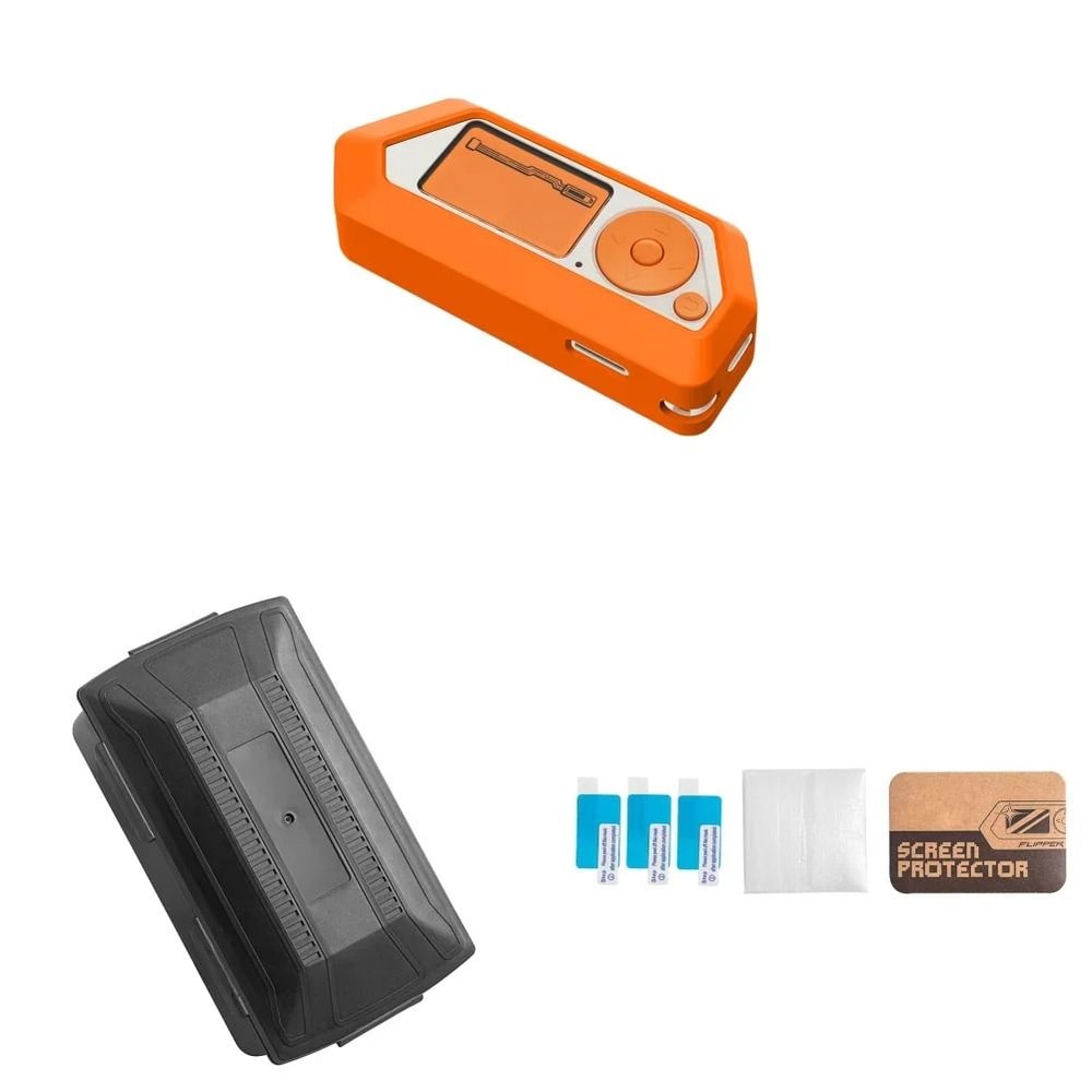 Protective Case Set For Flipper Zero Silicone Hard Case And Screen Protector 10