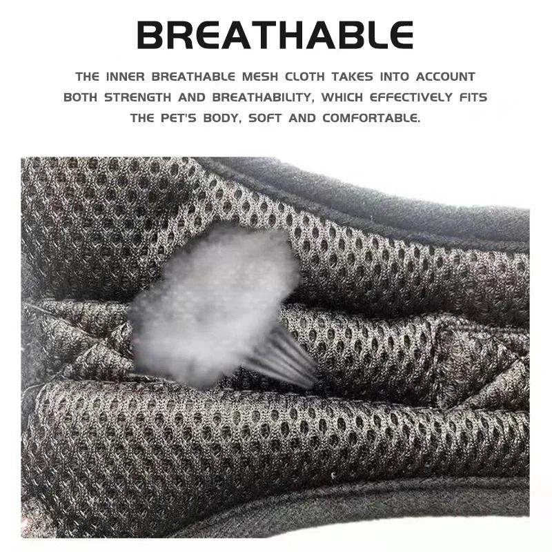 Adjustable Dog Harness Vest With Reflective Leash For Small And Large Dogs 2