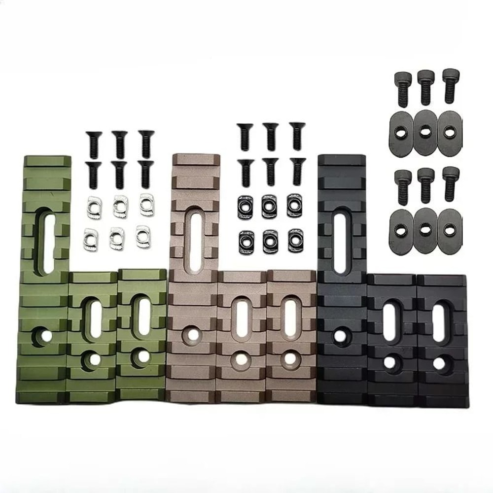 Aluminum Tactical Helmet Rail Mount Adapter Set For Picatinny MLOK And Keymod 1