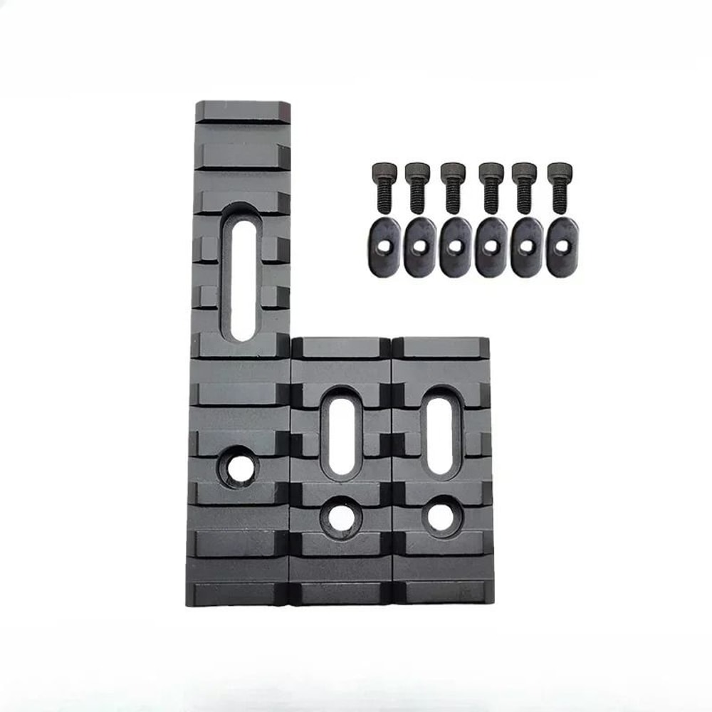 Aluminum Tactical Helmet Rail Mount Adapter Set For Picatinny MLOK And Keymod 6