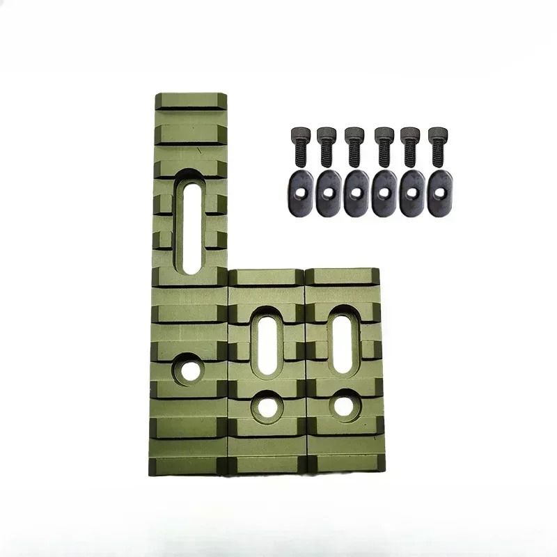 Aluminum Tactical Helmet Rail Mount Adapter Set For Picatinny MLOK And Keymod 8