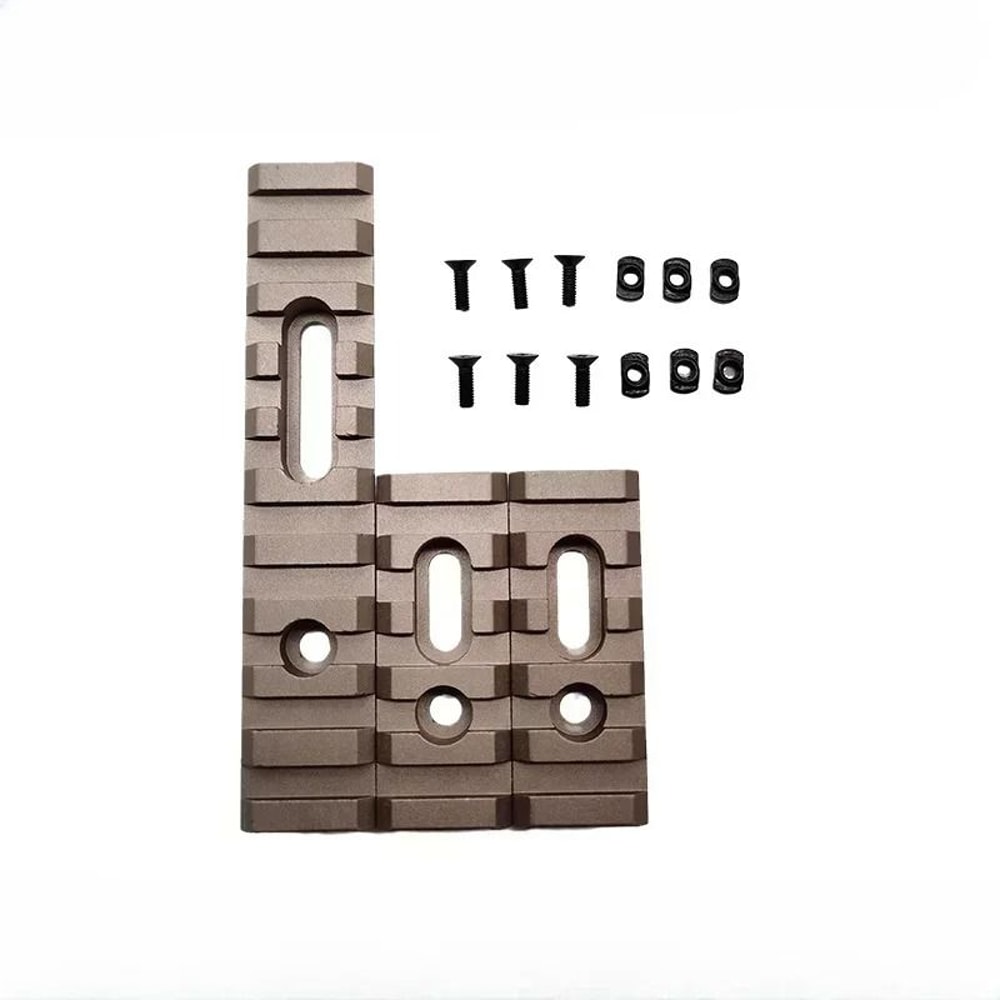 Aluminum Tactical Helmet Rail Mount Adapter Set For Picatinny MLOK And Keymod 15