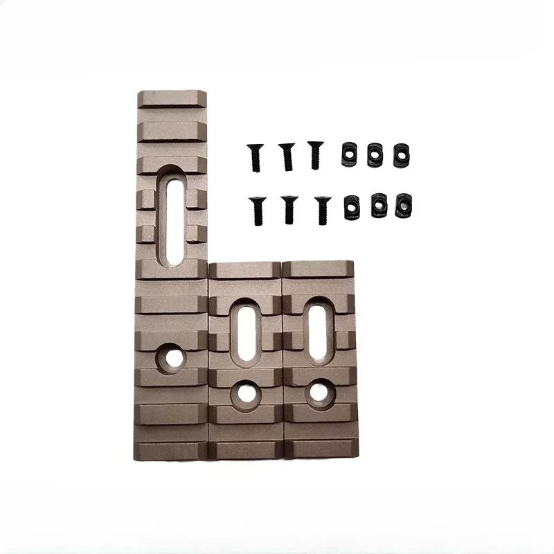 Aluminum Tactical Helmet Rail Mount Adapter Set For Picatinny MLOK And Keymod 15