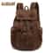 Vintage Canvas Laptop Backpack Large Capacity Travel School Bag For Men 0