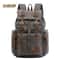 Vintage Canvas Laptop Backpack Large Capacity Travel School Bag For Men 9