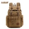 Vintage Canvas Laptop Backpack Large Capacity Travel School Bag For Men 10