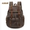 Vintage Canvas Laptop Backpack Large Capacity Travel School Bag For Men 11