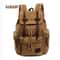 Vintage Canvas Laptop Backpack Large Capacity Travel School Bag For Men 12