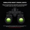 AN PVS31 Dual Tube Night Vision Goggles Dummy Model Tactical Helmet Prop 0