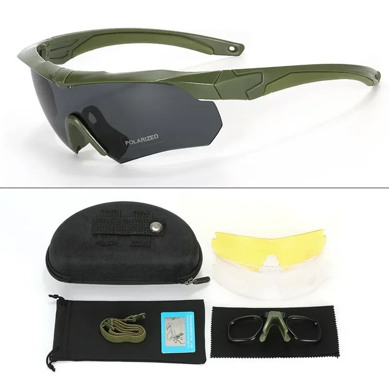 Military Tactical Goggles With Interchangeable Lenses For Airsoft Shooting And Outdoor Sports 11