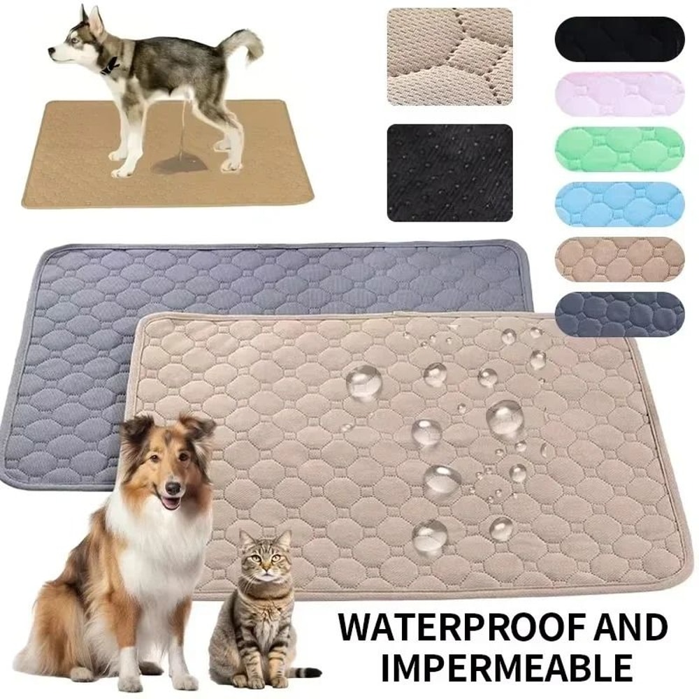 Reusable Washable Dog Pee Pad Waterproof Absorbent Training Mat For Pets 0